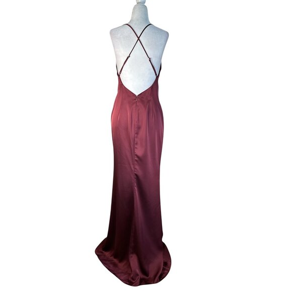 Katie May Tara Gown in Bordeaux Small Womens Long Maxi Dress - Picture 6 of 13